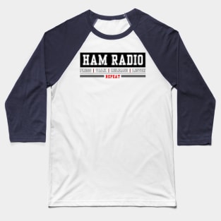 Ham Radio Easy Steps Baseball T-Shirt